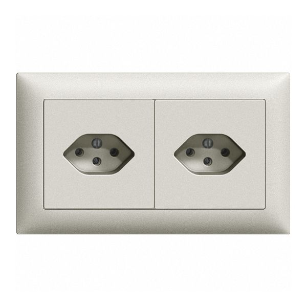 UP-Kombination I-I EDIZIOdue 2×T13 horizontal hellgrau