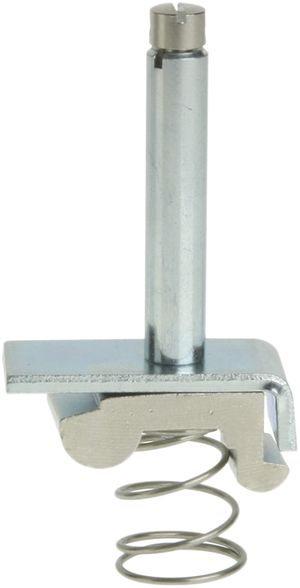 Bullone-supporto 63mm Woertz ottone-nich.