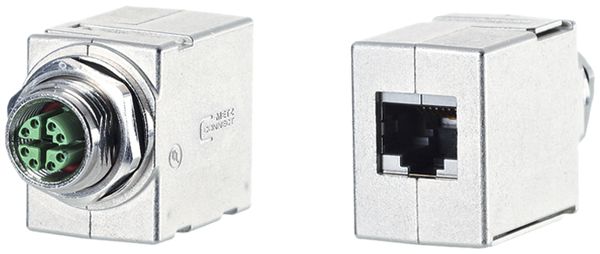 Passacavo per armadio M12-X/RJ45 cat.6A schermato