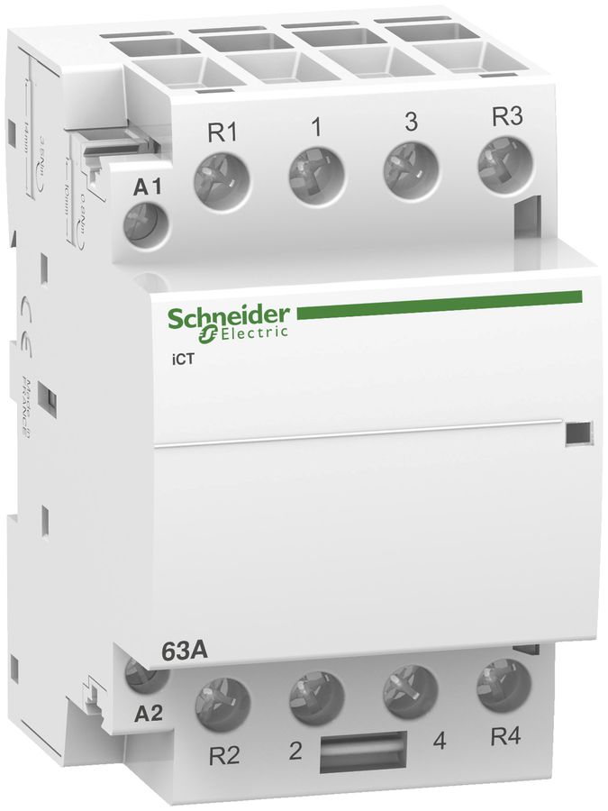 Contattore Schneider Electric CT 3p 63A 220…240V AC 2Ch+2R