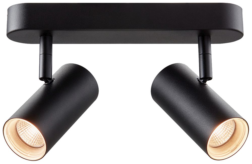 Spot LED SLV NOBLO 15W 940lm 920…930 REG 240×105×127mm nero 2×Spot