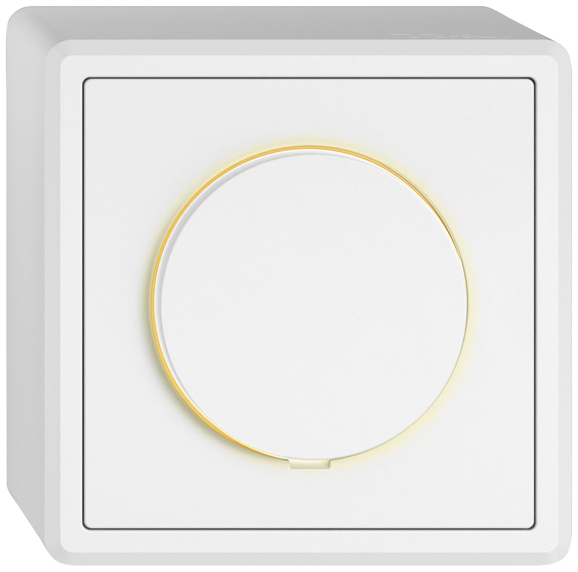 AP-Dimmer EDIZIO.liv SNAPFIX® bel.gb Universal 20…600W/20…600VA ws