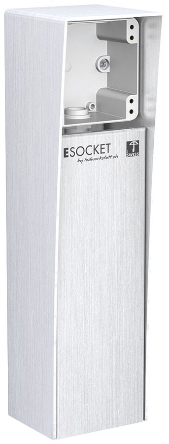 Colonna d.terreno Hager altezza 350mm 1×robusto 10×9.4×35cm accia.pregiato 2.5mm