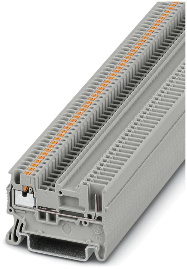 Morsetto pass.0.14…1.5mm² grigio connessione a innesto PT 1.5/S/1P