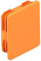 Endkappe Bettermann für Profilschiene 41×41mm orange