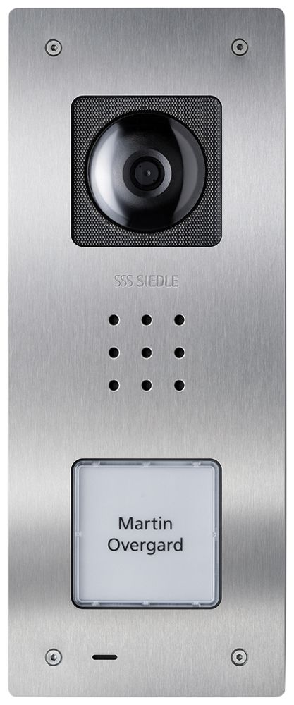 Poste vidéo externe ENC Siedle Compact syst.bus 1 caméra 12VAC 273×110×49mm IP54