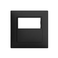 Frontset EDIZIOdue F für Bewegungsmelder pirios 180 R eco plus, schwarz