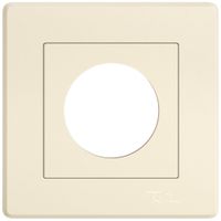 Kit di copertura INC EDIZIO.liv SNAPFIX® termostato 96×96×7mm crema IP20