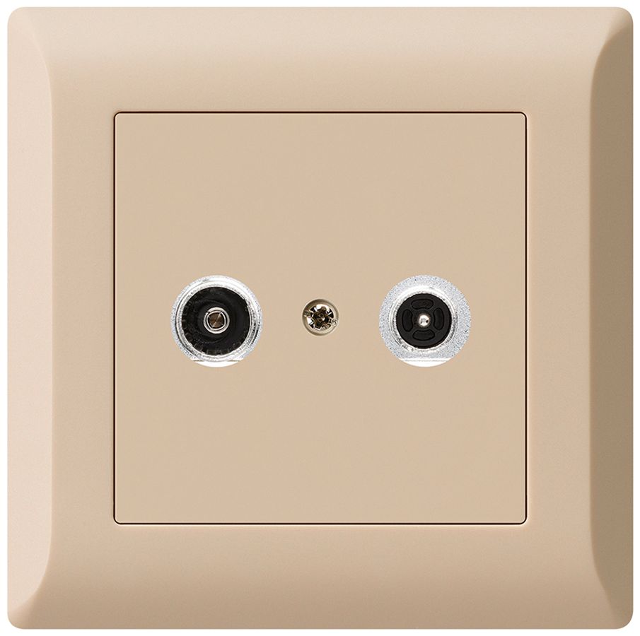 UP-Antennendose kallysto.line R/TV 19dB 2GHz beige