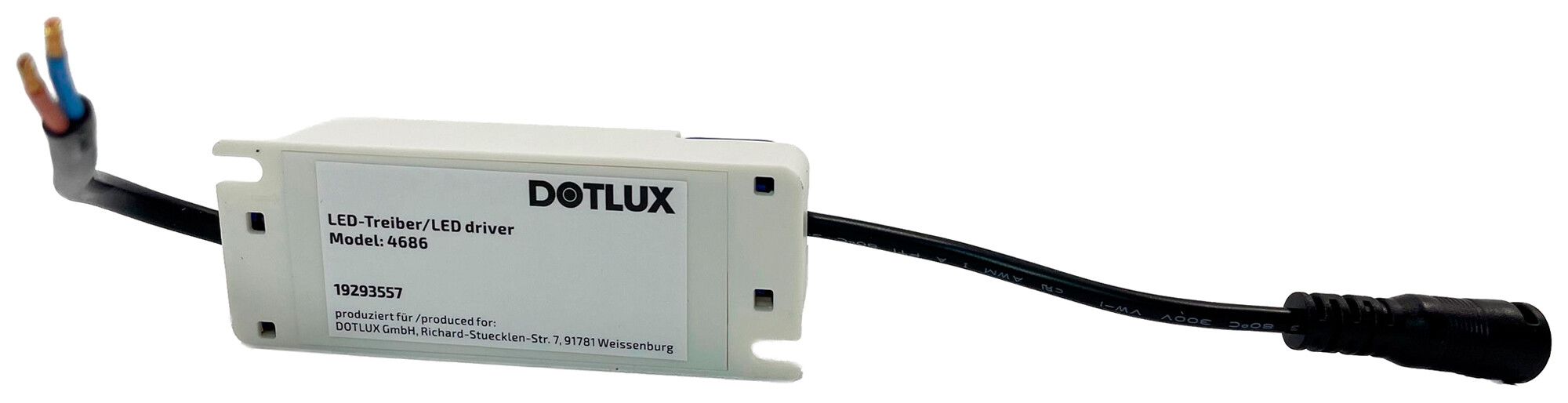 Driver LED DOTLUX CIRCLEugr-dim externe 9W 300mA non-réglable