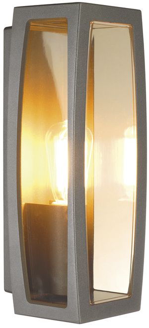 Wandleuchte SLV MERIDIAN BOX, E27 20W IP54 anthrazit