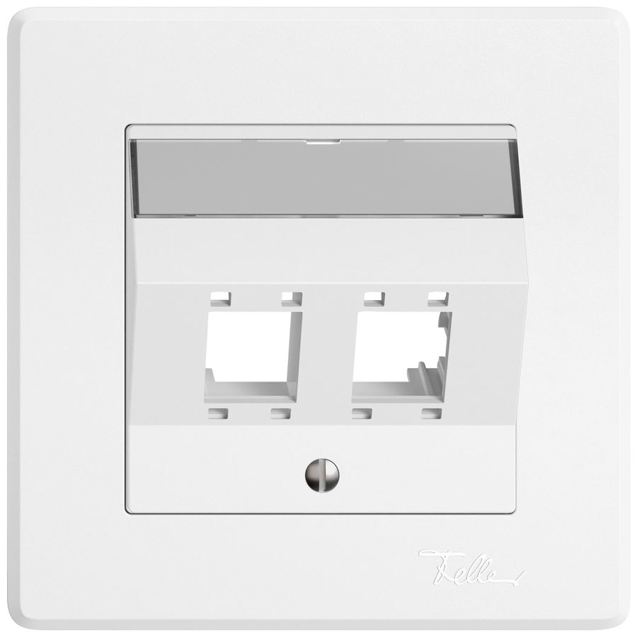 Kit de montage ENC EDIZIO.liv SNAPFIX® pour freenet cat.5e/6 2× bc