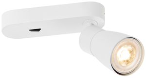 Spot SLV PURI 2.0 Dome CW GU10 1×6W REG Ø55×150×87mm bianco