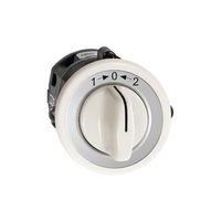 Contact pivotant ENC 1->0<-2 blanc, avec manette