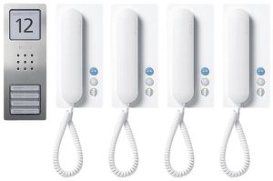 AP-Audio-Set Siedle, System Compact 1+n, 4 Ruftasten