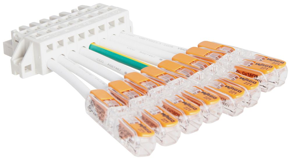 Einspeiser LEDVANCE TRUSYS FLEX End-Einspeisung 8-polig weiss