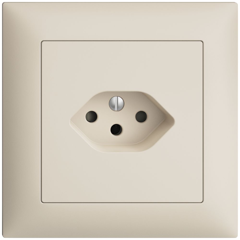 UP-Steckdose EDIZIOdue T13 crema