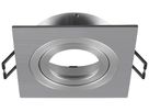 Einbaurahmen SLV NEW TRIA 75 Aluminium 90×90×26mm Silber