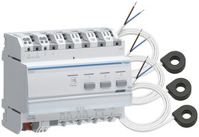 REG-KNX-Energiezähler 3Wandler Hager TE332 230VAC 30VDC 6TE