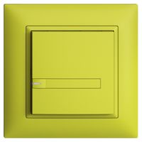 Poussoir KNX RGB ENC EDUE FMI, 250mW, a.LED RGB, papier, 1×pouss., 1×touche, lem