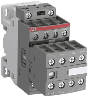 Hilfsschütz ABB NF80E, 8S 4A AC-15, 20…60VAC/DC Schraubanschluss
