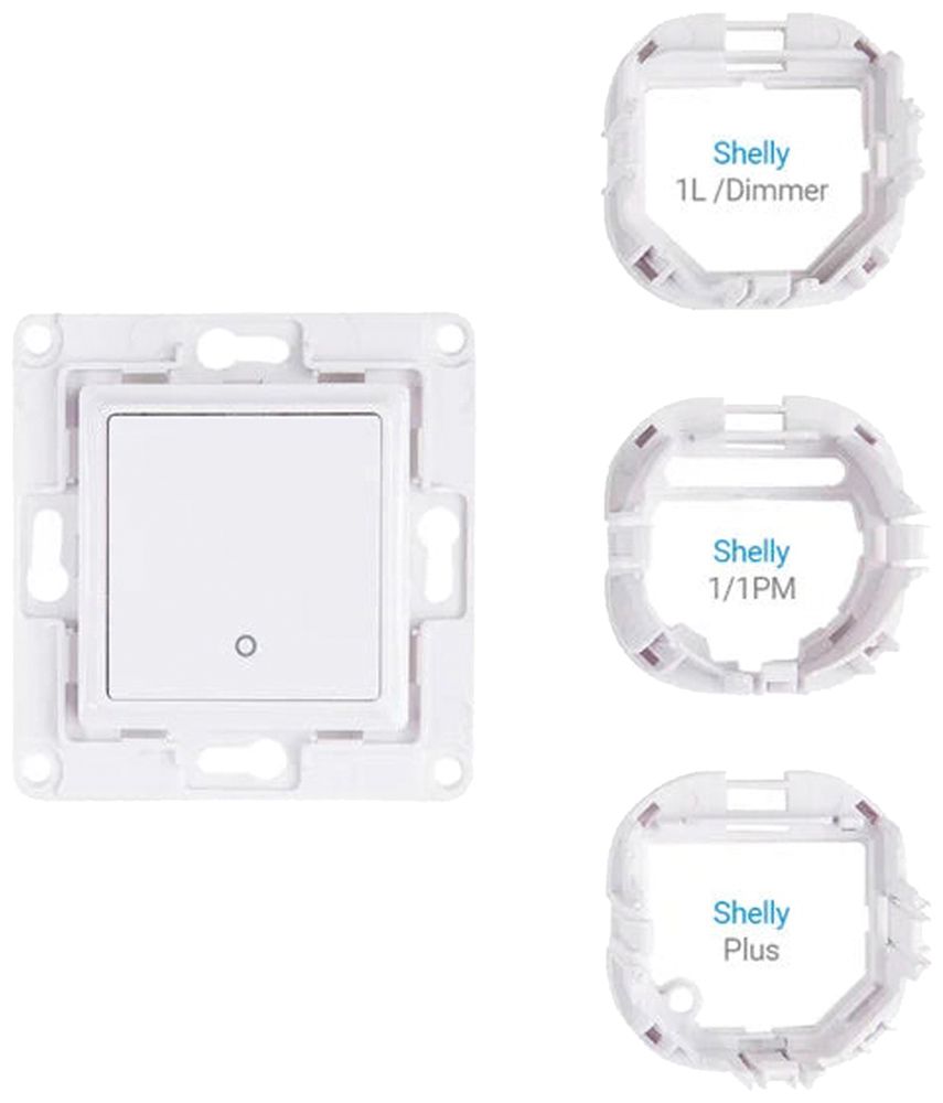 UP-Wandsender Shelly Wall Switch 1 1-Kan 70×70×12mm weiss