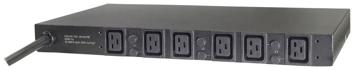 Presa multipla Rack PDU Basic 437×44×254mm 1UH 6×C19 22kW