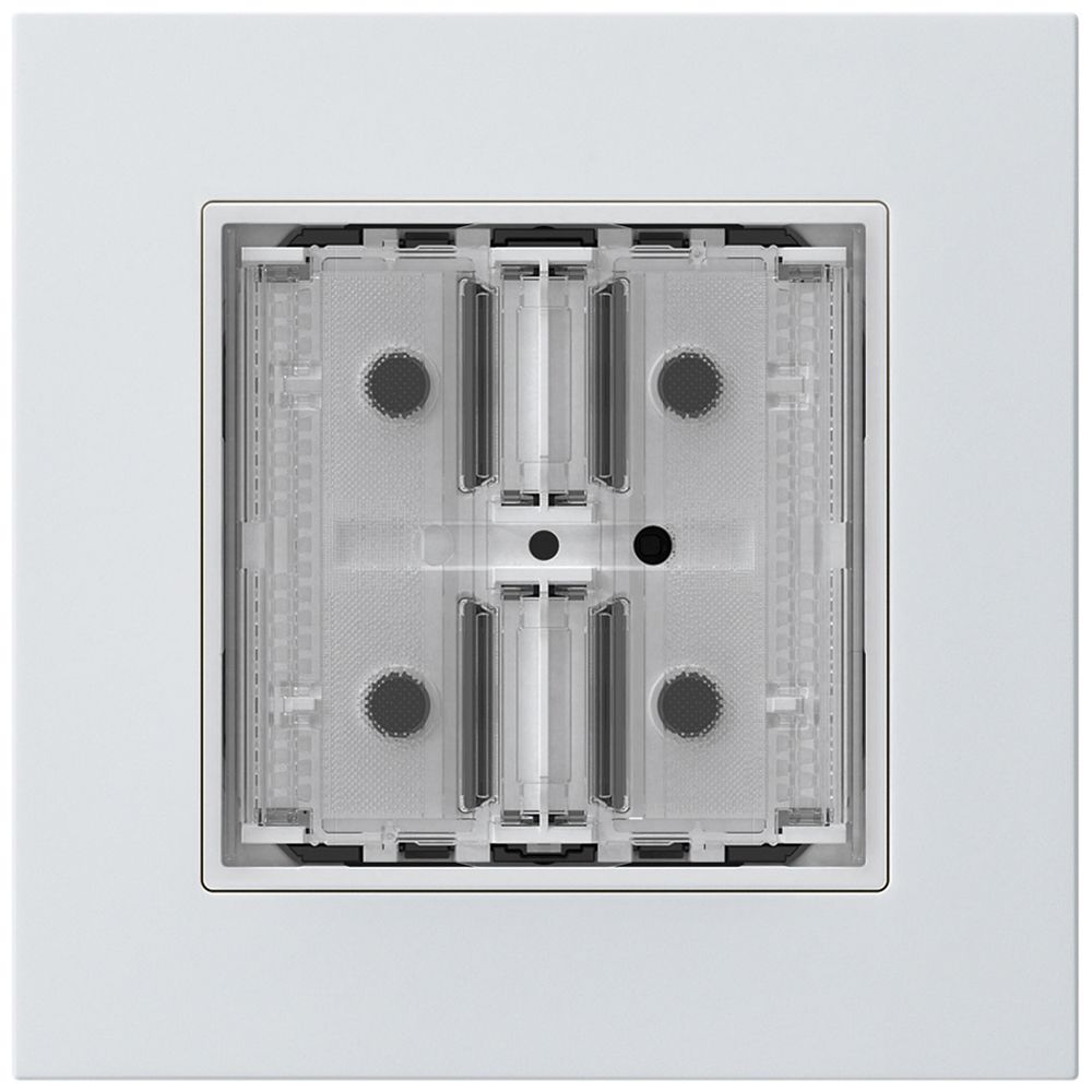 Poussoir KNX ENC KPR p.2×touches 4×points actionnables LED blanc