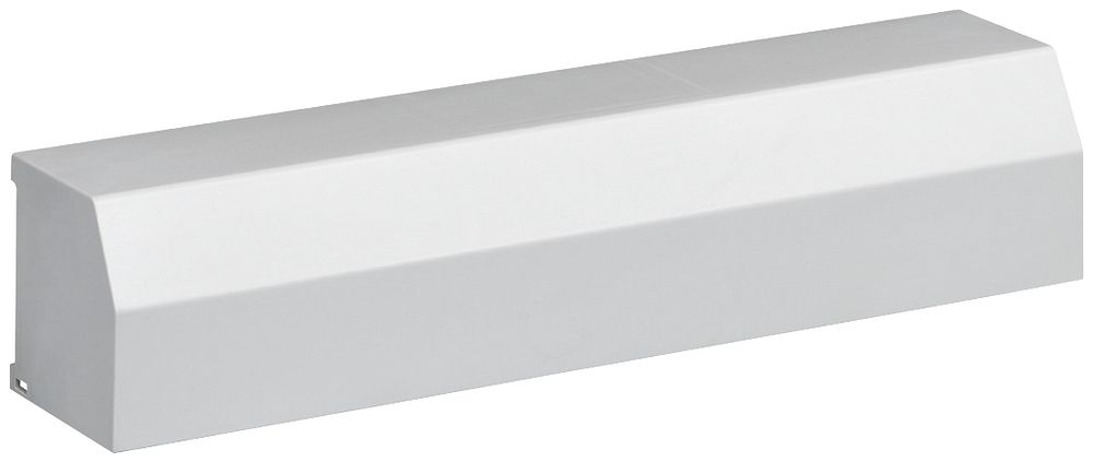 Cache d'entrée de câble Hager vector pour 18 modules gris clair