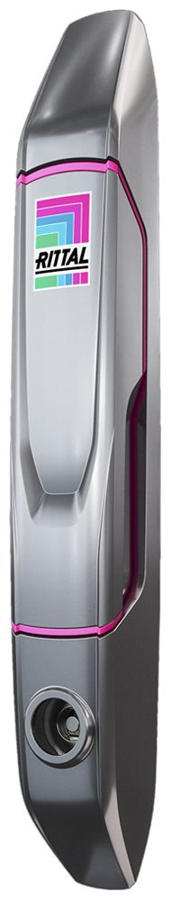 Poignée Rittal VX 8618.220 comfort pour VX/VX IT pour fermeture acier affiné