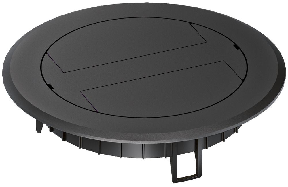 Coperchio Hager per BSR02 materia sintetica, nero