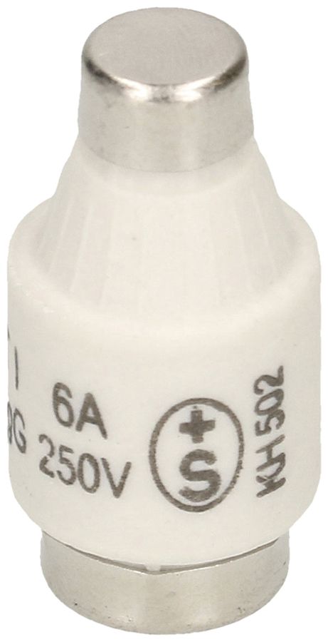 Fusible D MH DT-I 6A vert 250V retardé 10kA gG Ø35×16mm 5 pièces