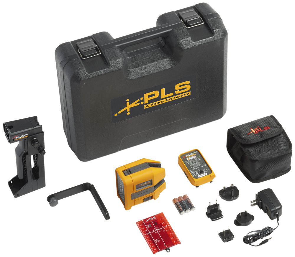 Livello laser a croce Fluke-PLS 180R RBP KIT 15m ≥8h rosso 635nm