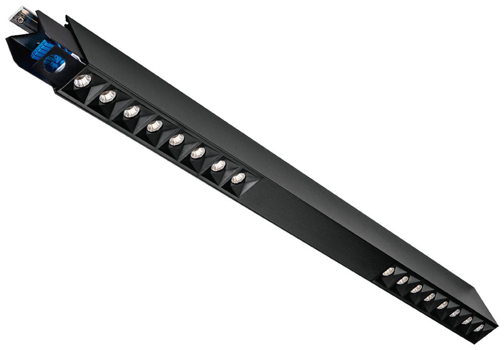 LED-Deckenleuchte SG Lineal surface Cubic 18W 2230lm 830 DALI 841mm schwarz