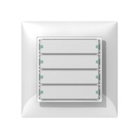 UP-Tastsensor ABB SIDUS KNX Typ-B 4/8, weiss glänzend