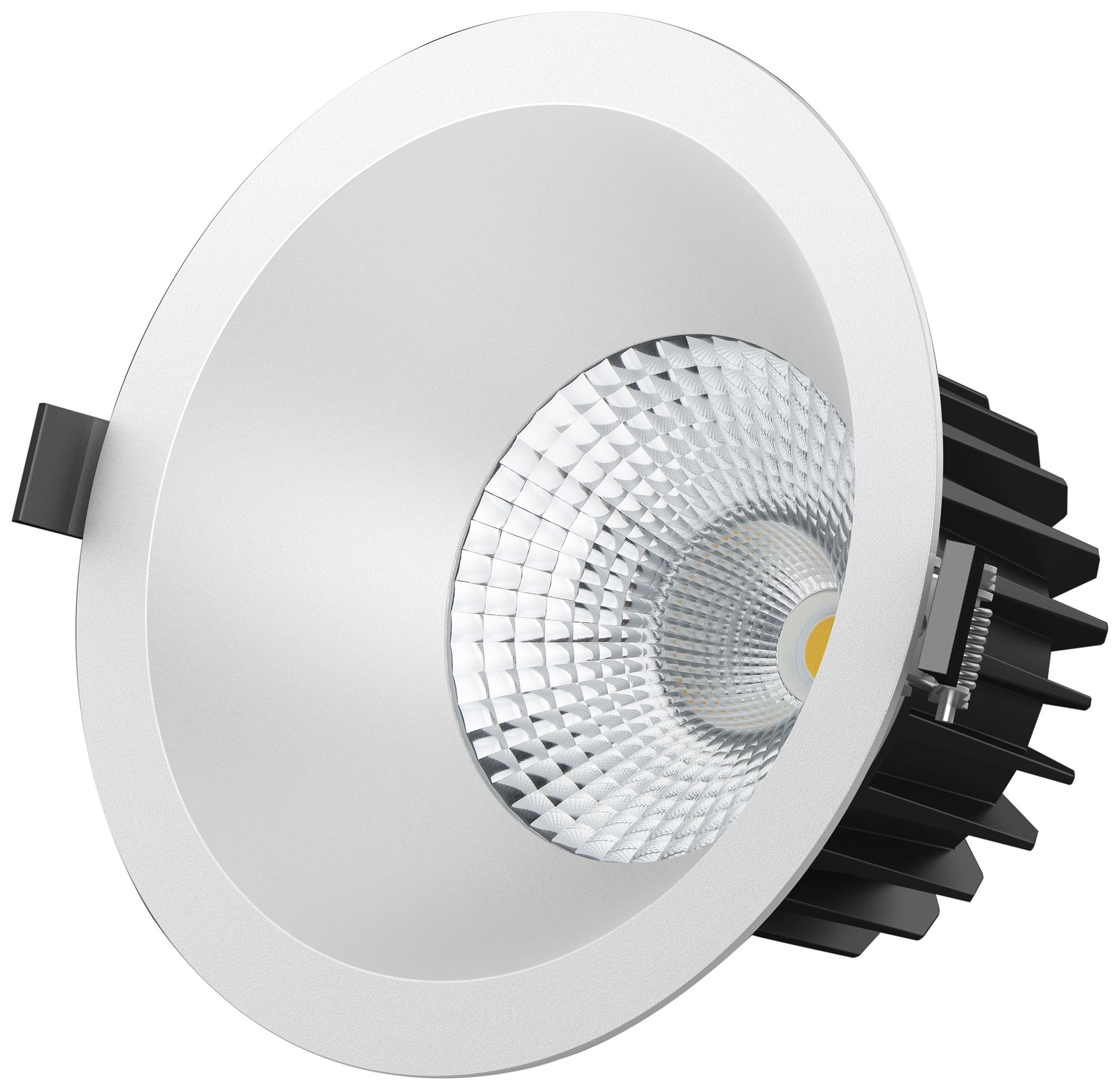 Spot LED INC maxLUCE ATMO 150 18W 1860lm 3000…4000K IP44 Ø150mm blanc
