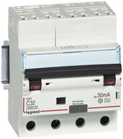 Fehlerstrom-/Leitungsschutzschalter Legrand C 4L 16A 30mA Typ A Auto 5Stk