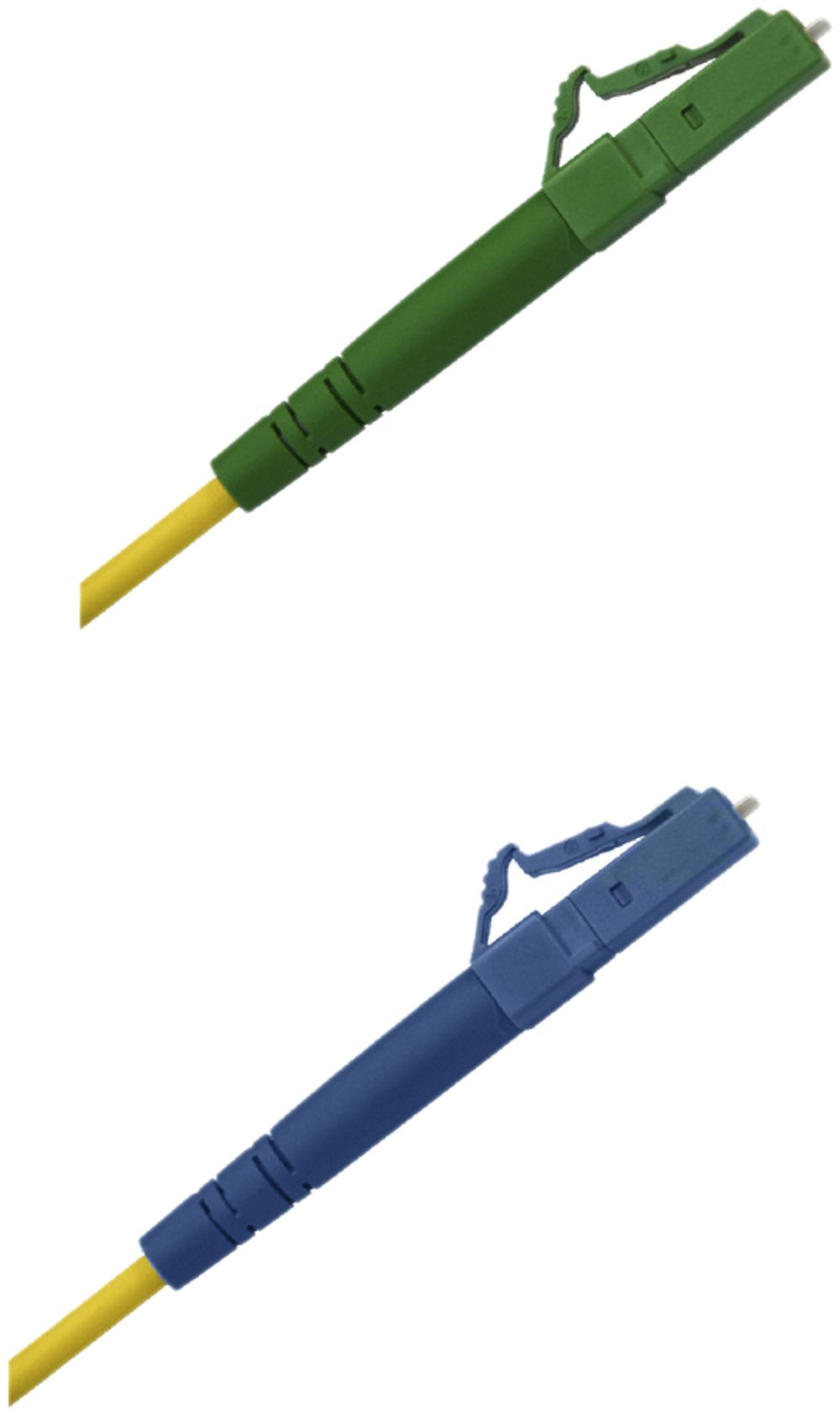 Câble patch FO WISI Simplex OS2 9/125μm G.657.A2 LCPC-LCAPC jaune 10m