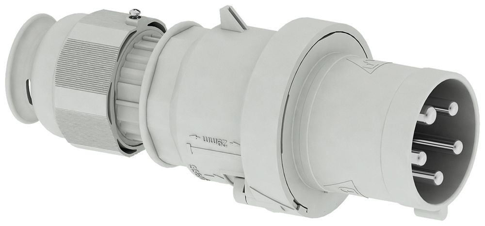 Stecker Bals CEE TE 63A 5P >50V 1h IP44 Ni