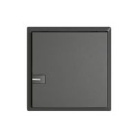 Poussoir KNX RGB EDIZIO.liv SNAPFIX® capteur temp.RGB-LED 1× comm.1T grf