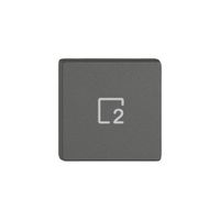 Taste 1/4 EDIZIO.liv Wiser mit SNAPFIX® mit Symbol Szene 2 dgu