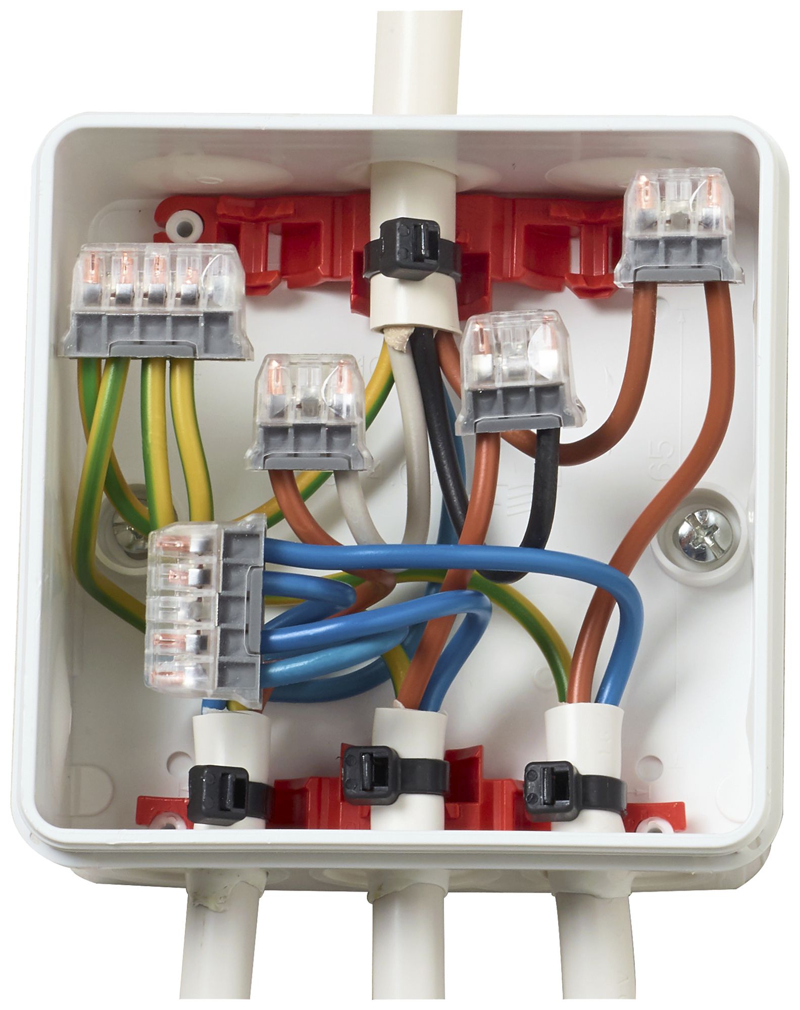 Boîte de dérivation AP ELTAG ABB AP9 80×80×35mm IP65 blanc