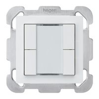 Tasto INC kallysto B KNX 4× s/e-link bianco