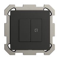 Stazione secondaria per interruttore INC 1c/2t scena WLAN Edue Wiser nero