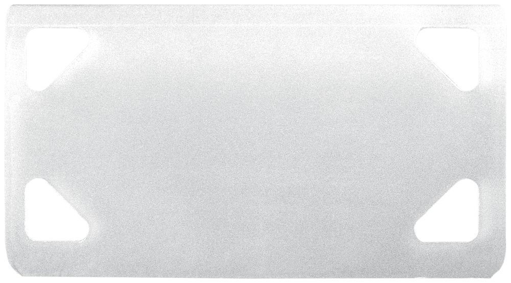 Bezeichnungsschild 40×22mm transparent