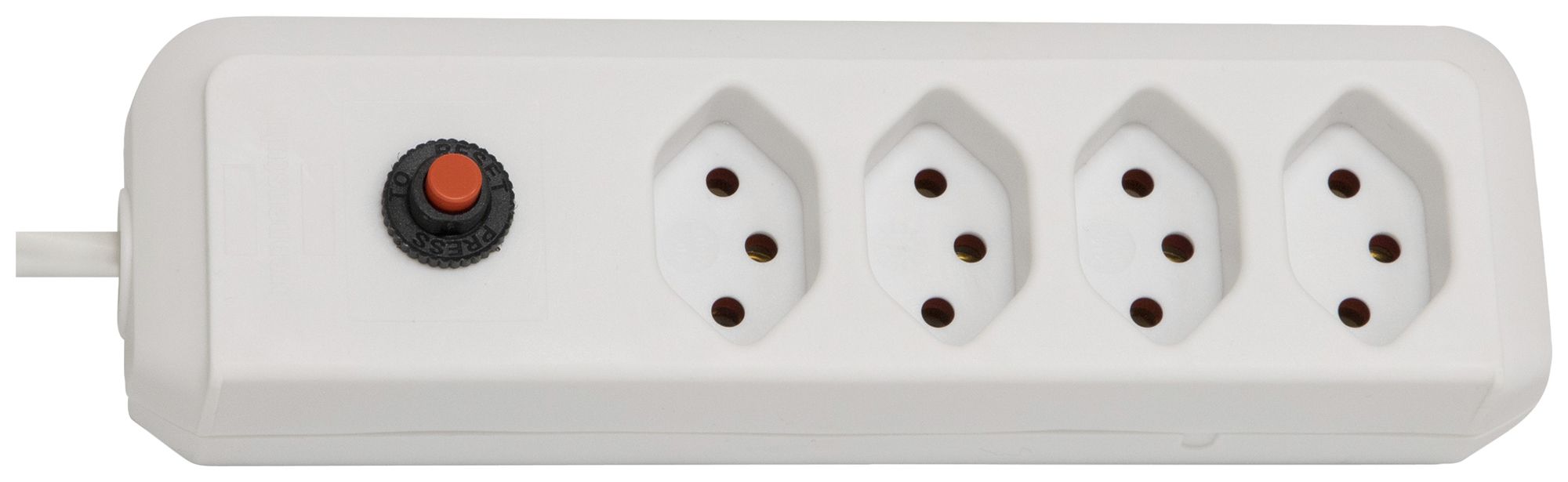 Prise multiple cleverLINE reset 4×T13 3m H05VV-F 3×1mm² bc