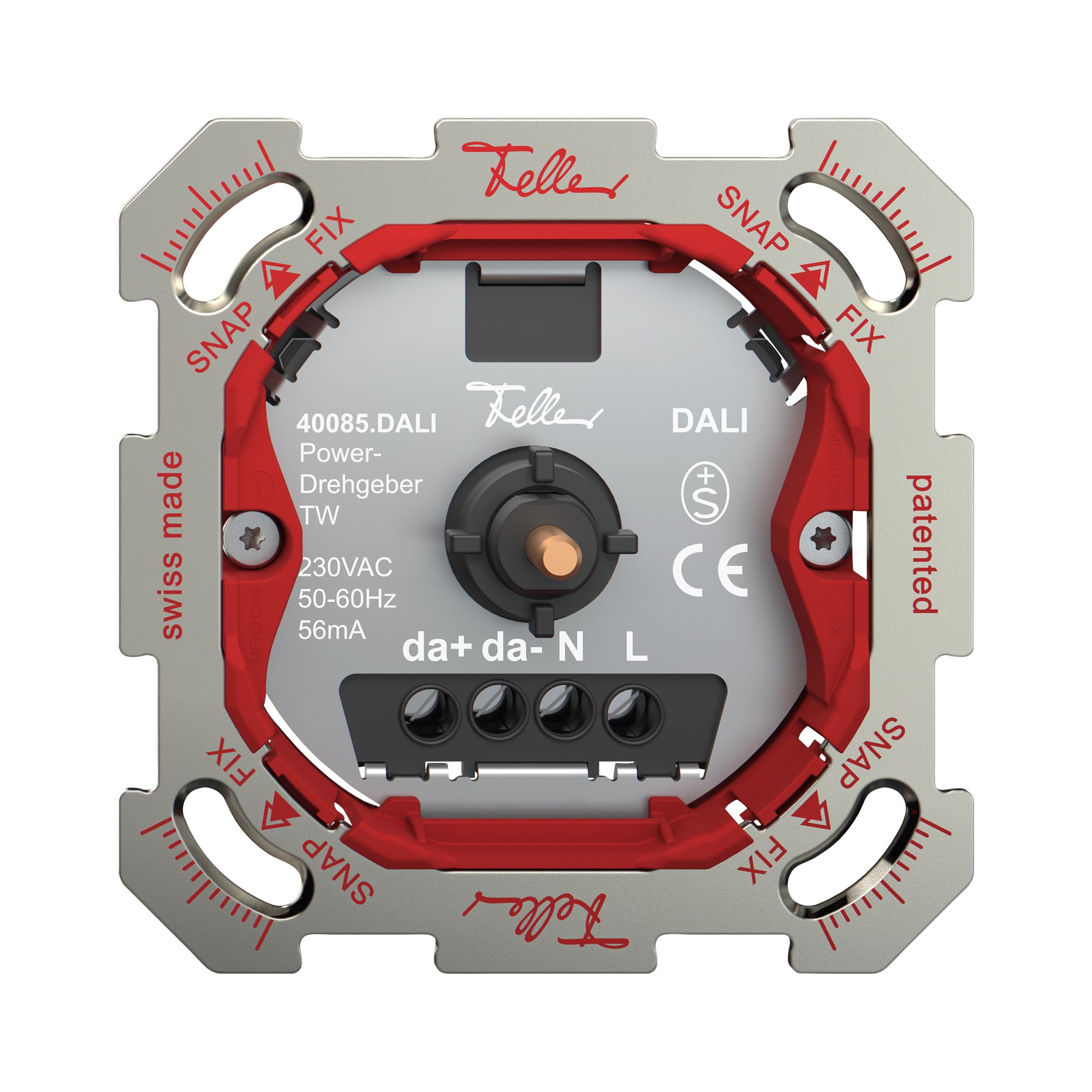 UP-Dimmer DALI Feller SNAPFIX® Tunable White 230VAC 50Hz DALI