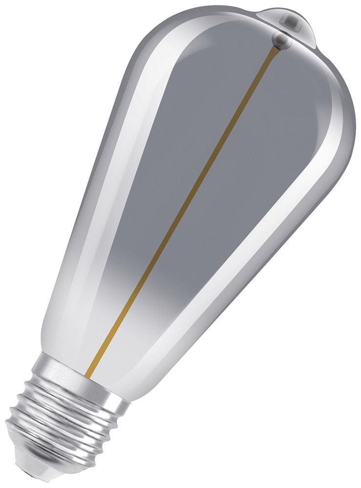 LED-Lampe Osram Vintage 1906 E27 2.2W 60lm 818 Ø64×140mm Rauch