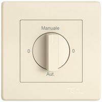 UP-Montageset EDIZIO.liv SNAPFIX® f.Drehschalter m.Griff 0-Man-0-Auto (I) cr