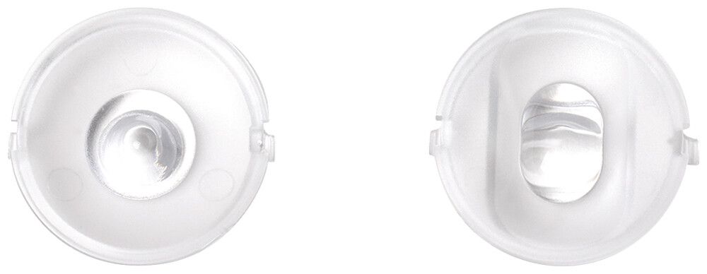 Coprilente ESYLUX ELH-2 per variante AP Ø32×6mm bianco